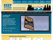 Tablet Screenshot of keepitcleanpartnership.org